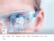 Tablet Screenshot of healthtechevent.com